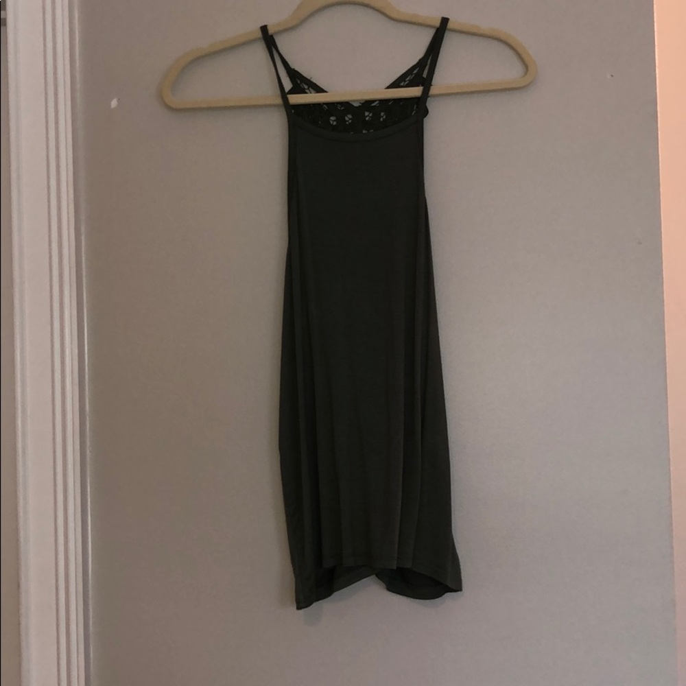 Green Halter top